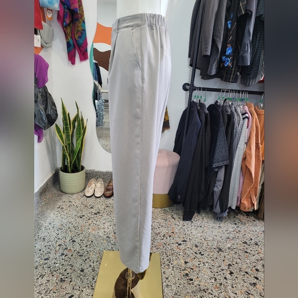 Womance Gray High-Waisted Wide-Leg Pants - Picture 4 of 7